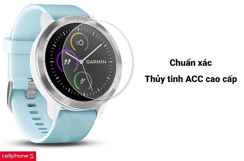 Miếng dán cường lực đồng hồ Garmin Forerunner 245 - Thiết kế tỉ mỉ, bảo vệ toàn diện