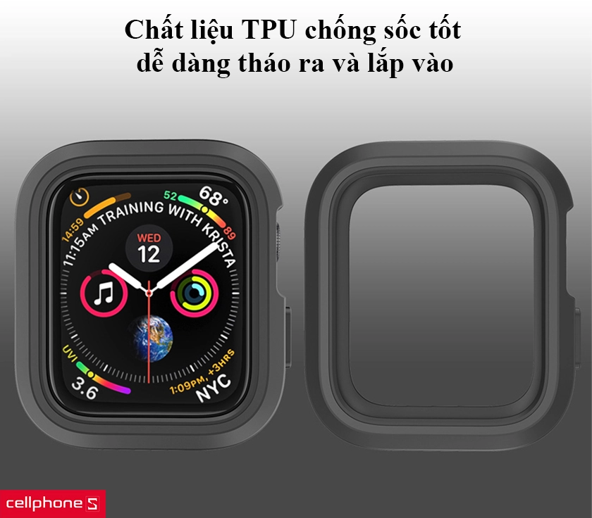 Chất liệu TPU chống sốc tốt