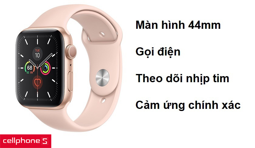 Apple Watch 44mm – kích thước màn hình rộng giúp bạn dễ dàng thao tác