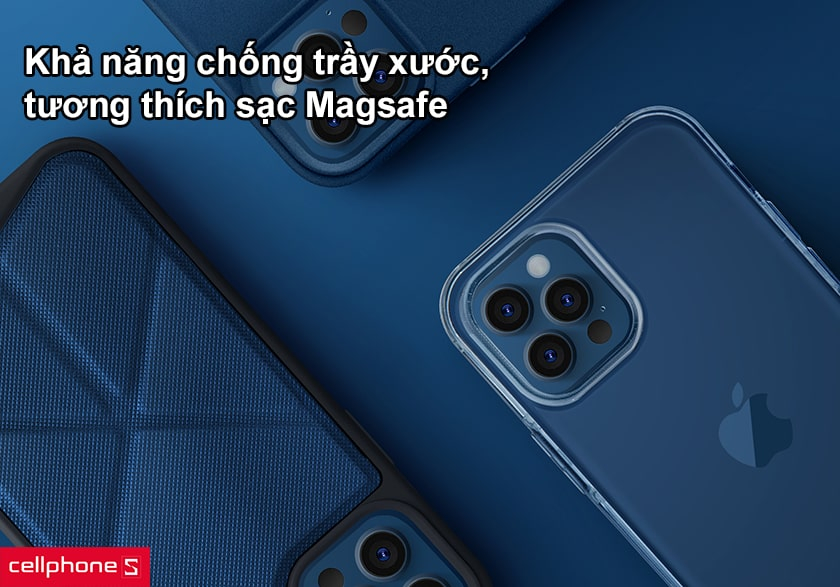 ốp lưng UNIQ HYBRID Air Fender Antimicrobial cho iPhone 12/ 12 Pro