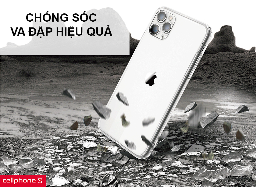 Nâng 0.3mm giúp bảo vệ camera và chống sốc, va đập hiệu quả