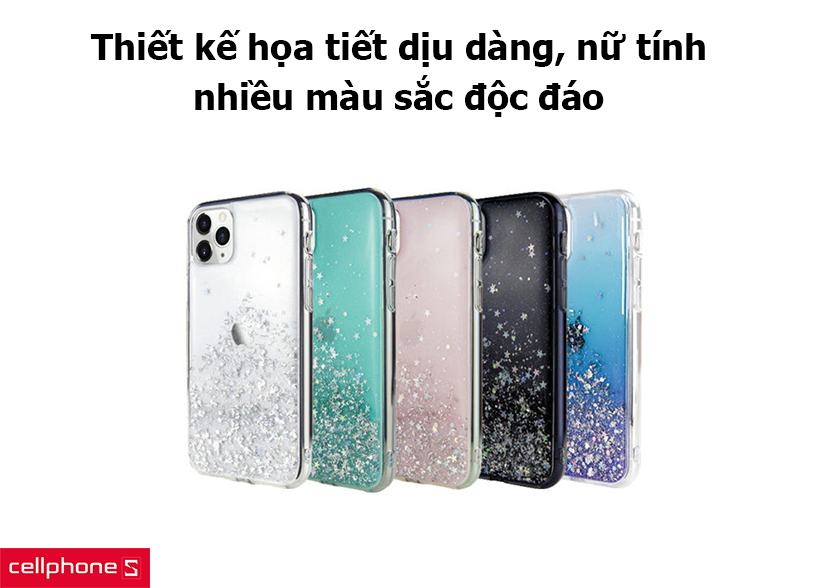 Thiết kế họa tiết dịu dàng, nữ tính, nhiều màu sắc độc đáo