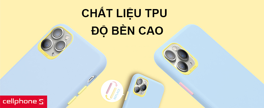 chất liệu TPU cao cấp có độ bền cao
