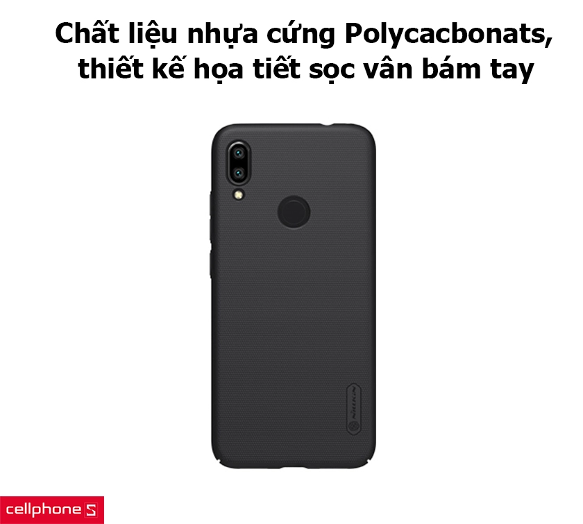Hoàn thiện từ chất liệu nhựa cứng Polycacbonats, thiết kế họa tiết sọc vân bám tay