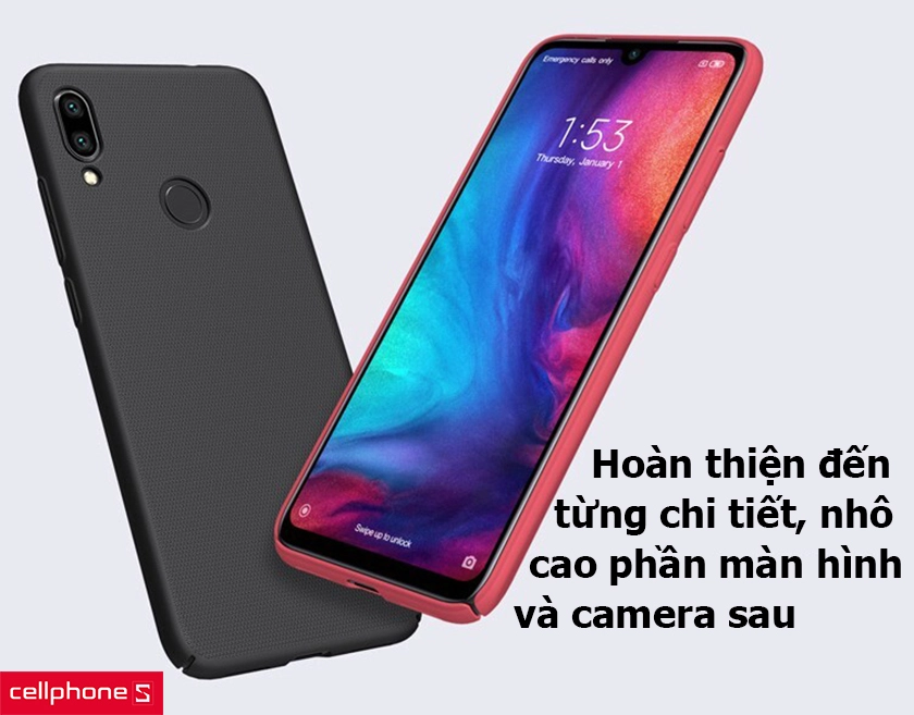 Hoàn thiện đến từng chi tiết, nhô cao phần màn hình và camera