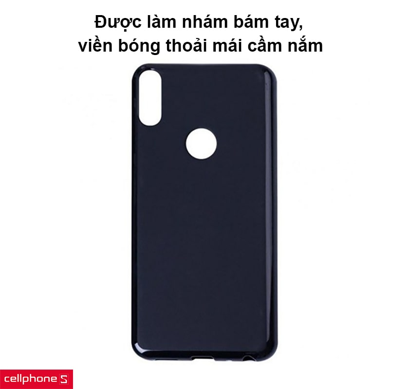 Được làm nhám bám tay, viền bóng thoải mái cầm nắm