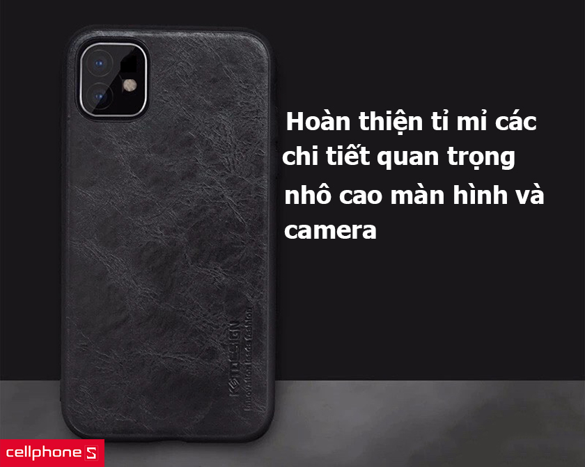 Hoàn thiện tỉ mỉ các chi tiết quan trọng, nhô cao màn hình và camera