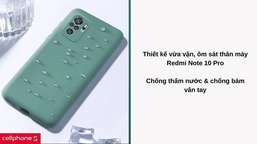Ốp lưng Xiaomi Redmi Note 10 Pro S-Case Silicone chống sốc