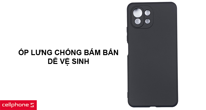 Ốp lưng chống bám bẩn, dễ vệ sinh