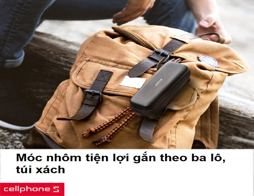 Thiết kế móc nhôm dễ dàng mang theo bên mình