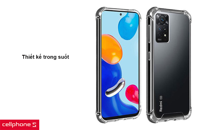Đánh giá thiết kế ốp lưng trong Xiaomi Redmi Note 11 Pro
