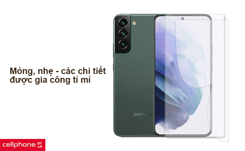 Miếng dán PPF Samsung Galaxy S22 Plus full mặt trước – Thiết kế mỏng nhẹ