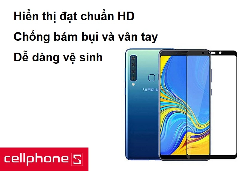 Hiển thị đạt chuẩn HD, chống bám bụi và vân tay
