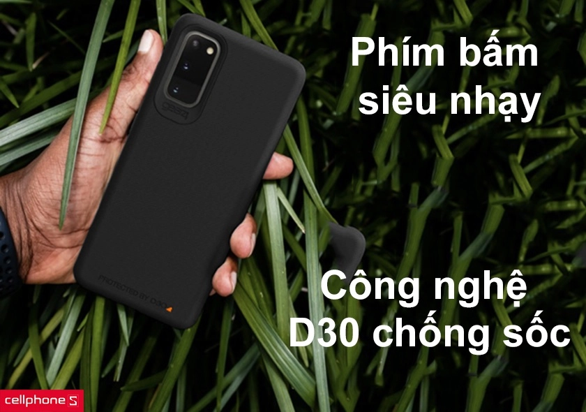 Công nghệ D30 chống sốc, phím bấm siêu nhạy