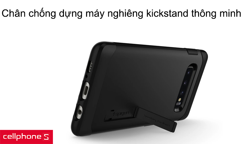 Chân chống dựng máy nghiêng kickstand thông minh