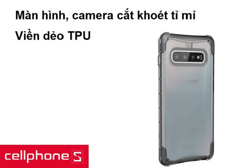 Viền TPU dẻo, màn hình và cụm camera được cắt khoét tỷ mỉ
