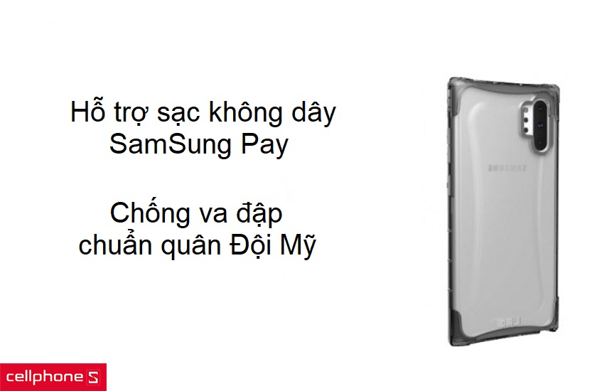 Chống va đập chuẩn quân đội Mỹ, hỗ trợ sạc không dây và Samsung Pay