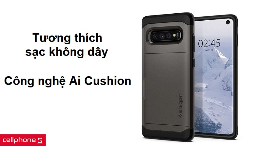 Chất liệu TPU và PC bền bỉ, khe đựng thẻ tiện lợi