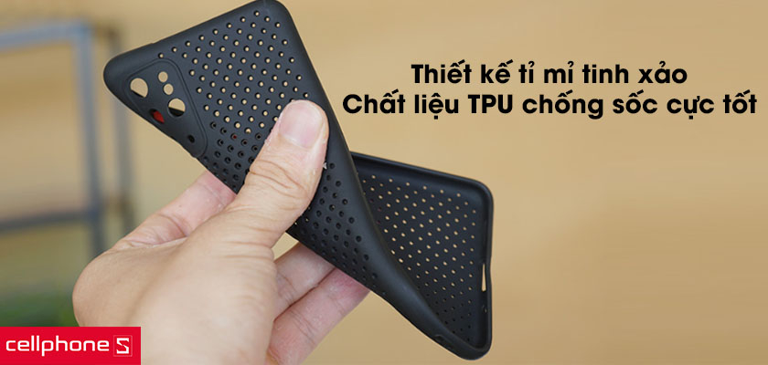 Thiết kế tỉ mỉ tinh xảo, chất liệu TPU chống sốc cực tốt