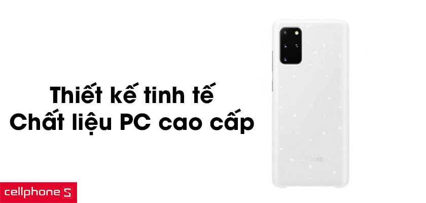 Thiết kế tinh tế, chất liệu PC cao cấp