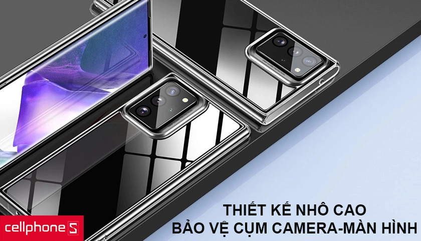 Thiết kế tỉ mỉ, chính xác bảo vệ cụm camera và màn hình