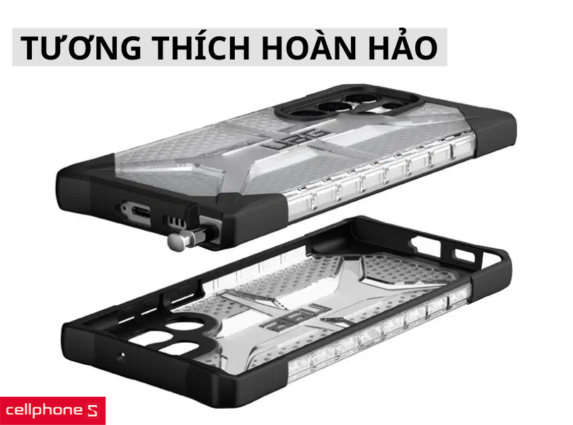 Ốp lưng Samsung Galaxy S22 Plus UAG chống sốc Plasma Ice