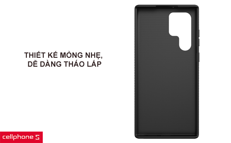 Samsung Galaxy S22 Ultra ốp lưng Gear4 D30 Copenhagen Black