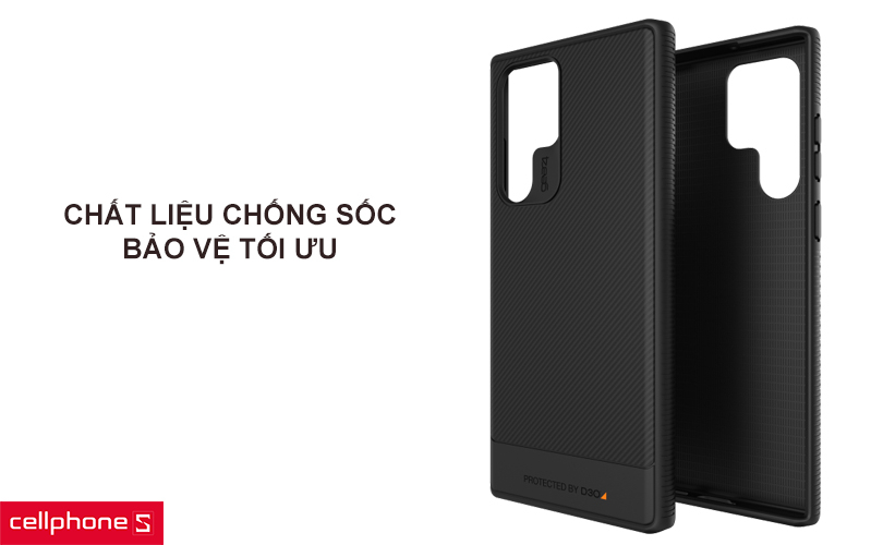 Samsung Galaxy S22 Ultra ốp lưng Gear4 D30 Copenhagen Black