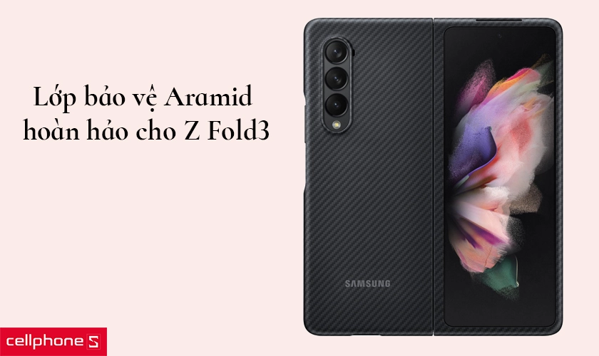 Ốp lưng Samsung Galaxy Z Fold3 Aramid Cover