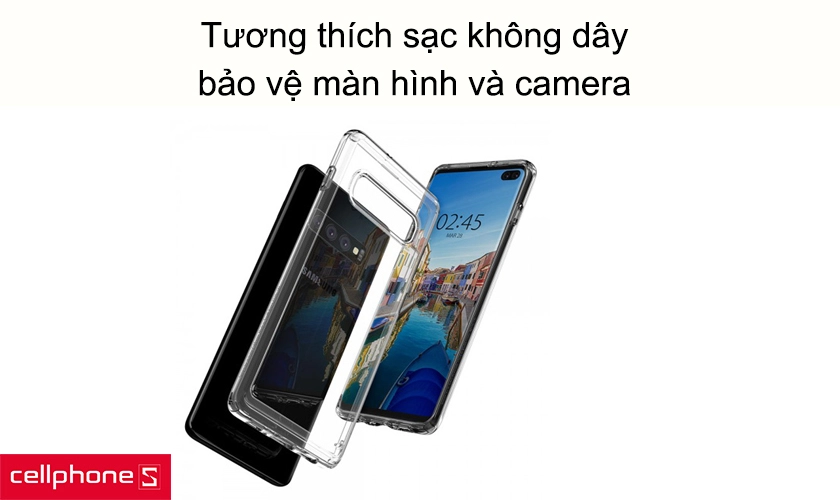 Tương thích sạc không dây, bảo vệ màn hình và camera