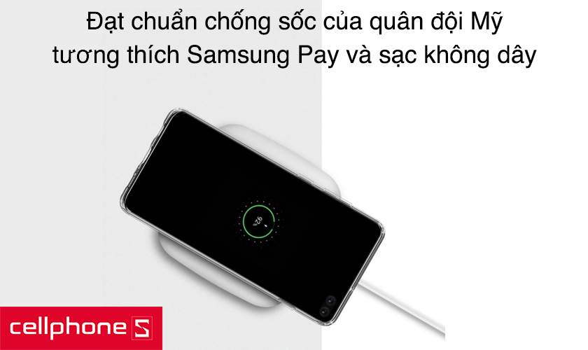 Đạt chuẩn chống sốc của quân đội Mỹ, tương thích Samsung Pay và sạc không dây