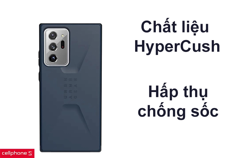 Hấp thụ chống sốc an toàn với chất liệu HyperCush