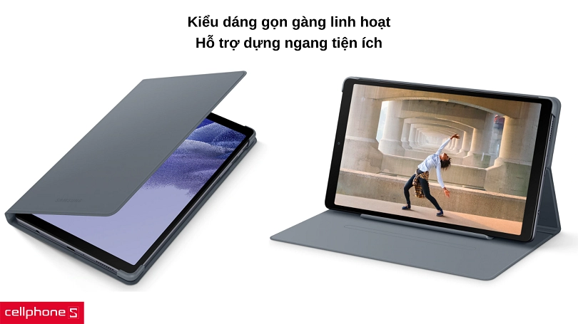 Gọn gàng linh hoạt, hỗ trợ dựng ngang tiện ích