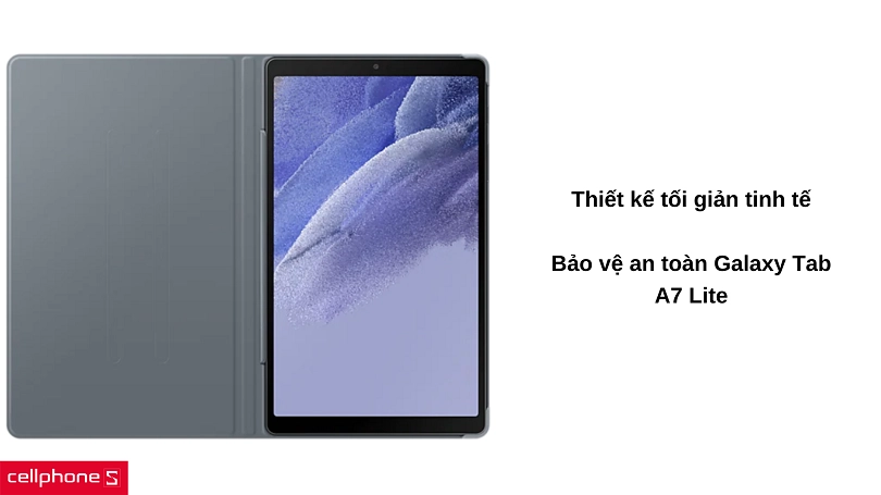 Bao da chính hãng cho Samsung Galaxy Tab A7 Lite - An toàn chắc chắn ở bất cứ đâu