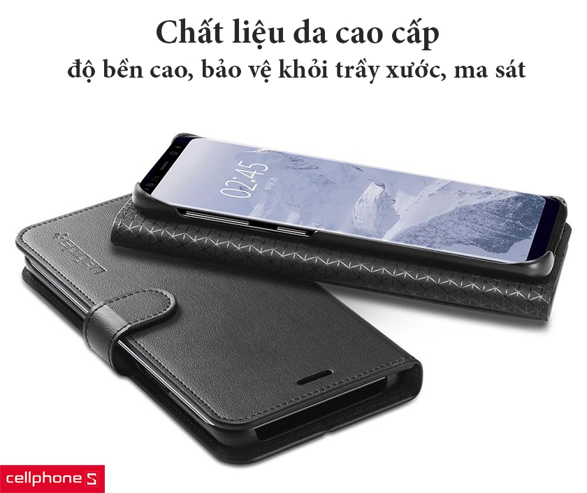 Chất liệu chính của bao da này được làm từ da cao cấp