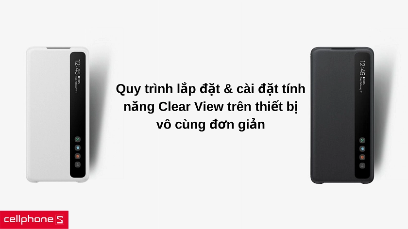 Thiết kế Clear View tối ưu và mỏng nhẹ tạo cảm giác thoải mái và thuận tiện