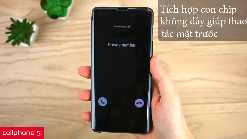 Tích hợp chip không dây, thao tác điều khiển mặt trước