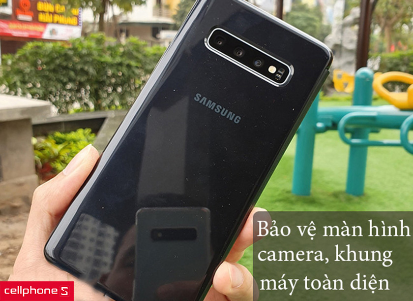 Bảo vệ màn hình, camera, khung máy toàn diện