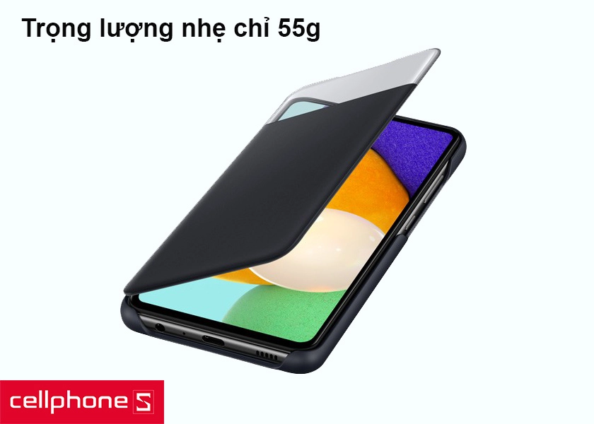 Trọng lượng nhẹ 55g, kích thước nhỏ gọn vừa tầm tay