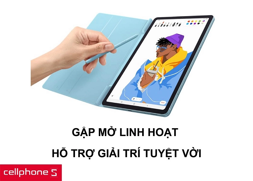 Có ba kiểu gập đứng trên bàn dễ dàng sử dụng và hỗ trợ giải trí tuyệt vời