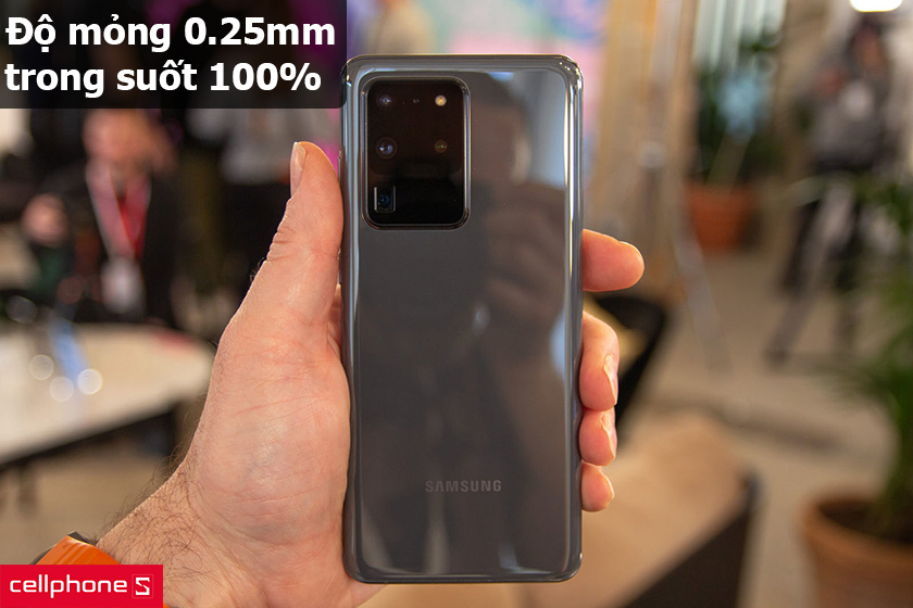 Độ mỏng chỉ 0.25mm, trong suốt 100% tuyệt đối
