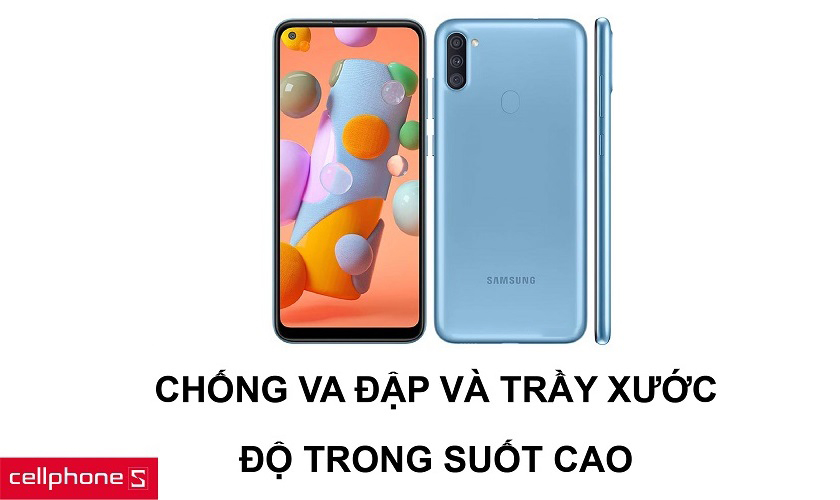 Chống va đập và trầy xước cao cùng độ trong suốt cao không làm giảm độ nét