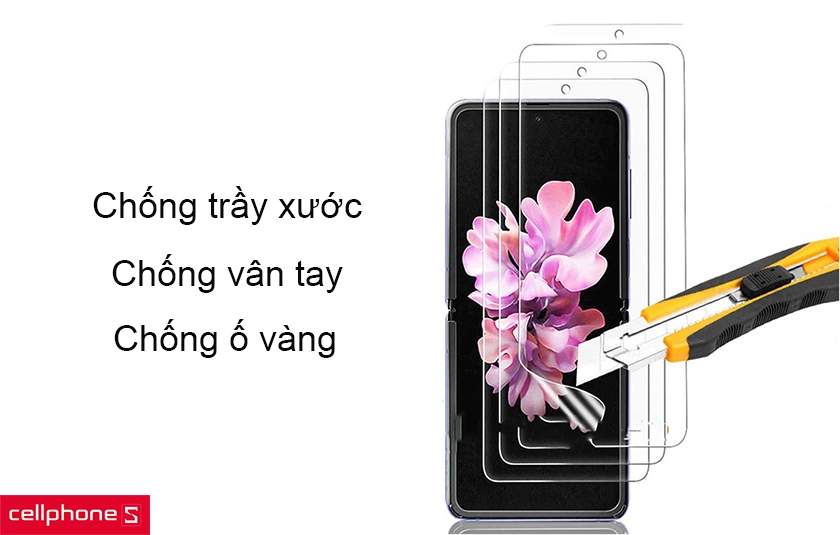 Khả năng chống trầy xước, chống vân tay tốt, chống ố vàng