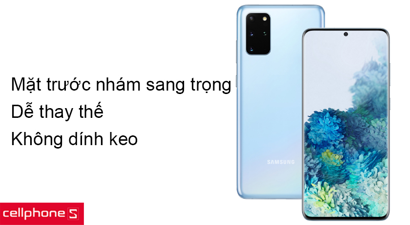 Dán màn hình nhám cho vẻ đẹp sang trọng và dễ thay thế