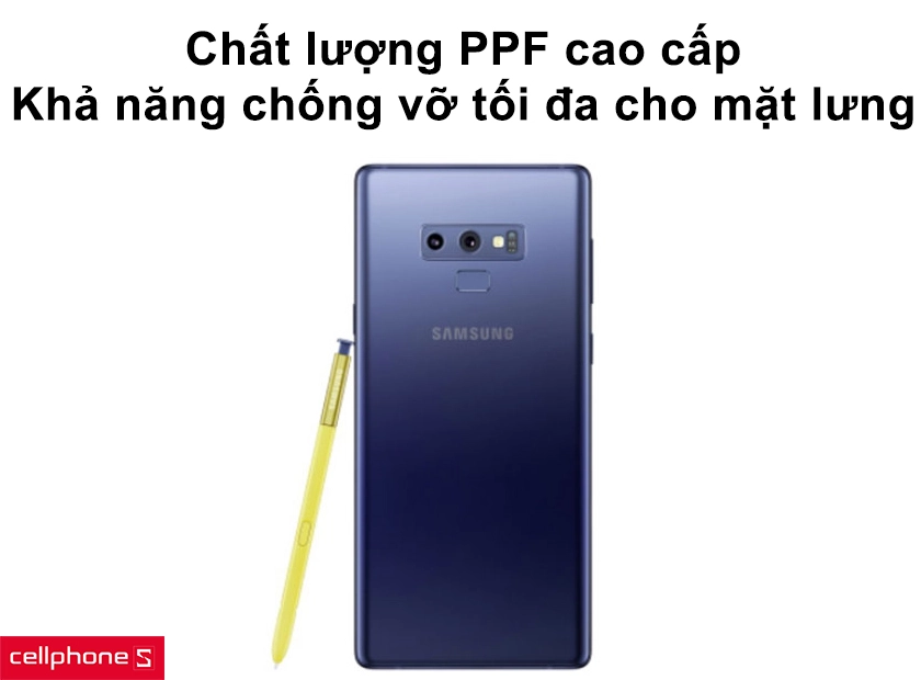 Chất lượng PPF cao cấp cùng khả năng chống vỡ tối đa cho mặt lưng