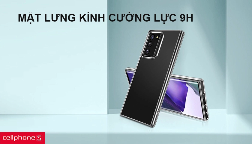 Mặt lưng kính cường lực 9H