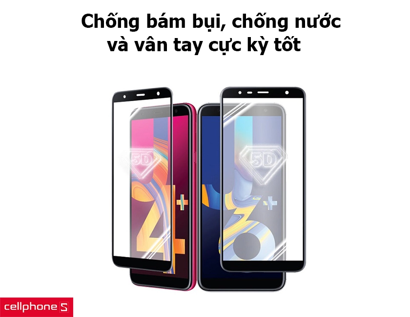 Chống bám bụi, chống nước và vân tay cực kỳ tốt