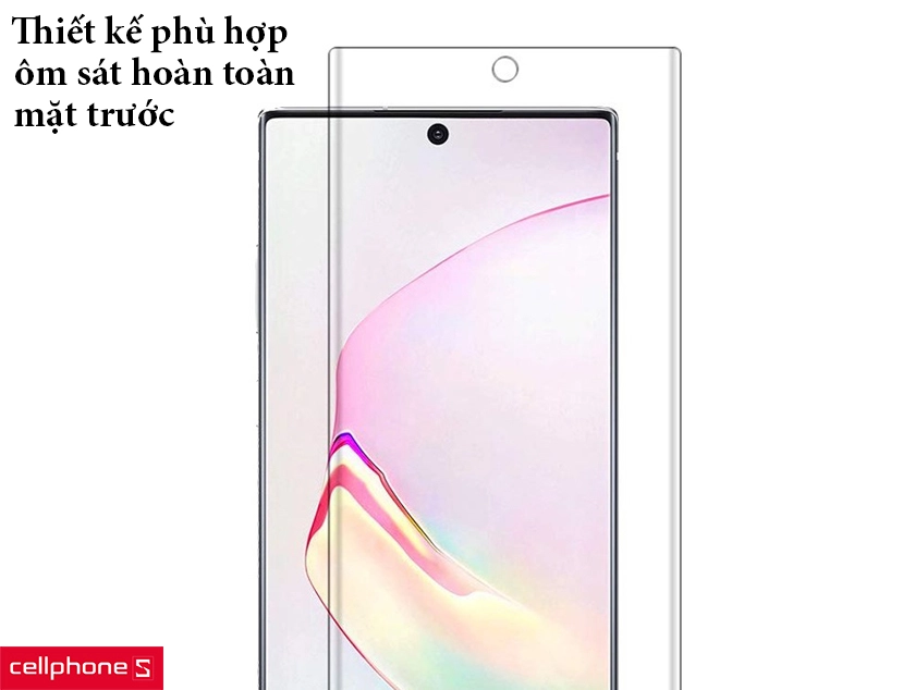 Thiết kế phù hợp ôm sát hoàn toàn mặt trước