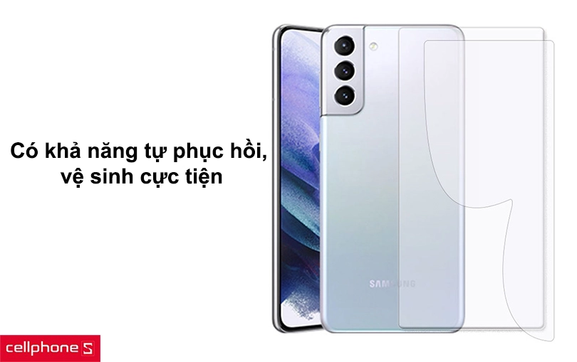 Có khả năng tự phục hồi, vệ sinh cực tiện