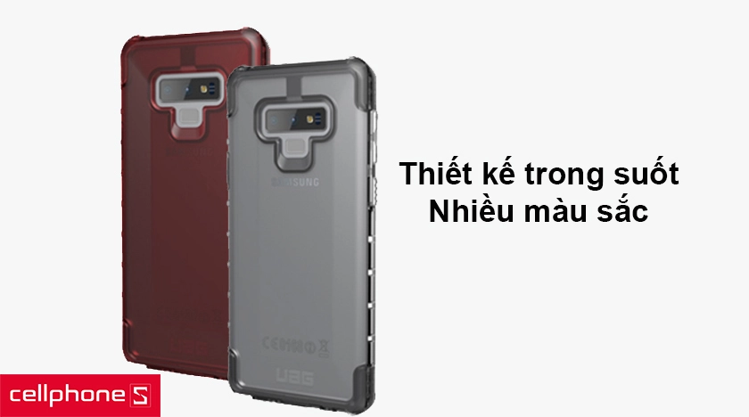 Thiết kế trong suốt tinh tế, nhiều phiên bản màu sắc